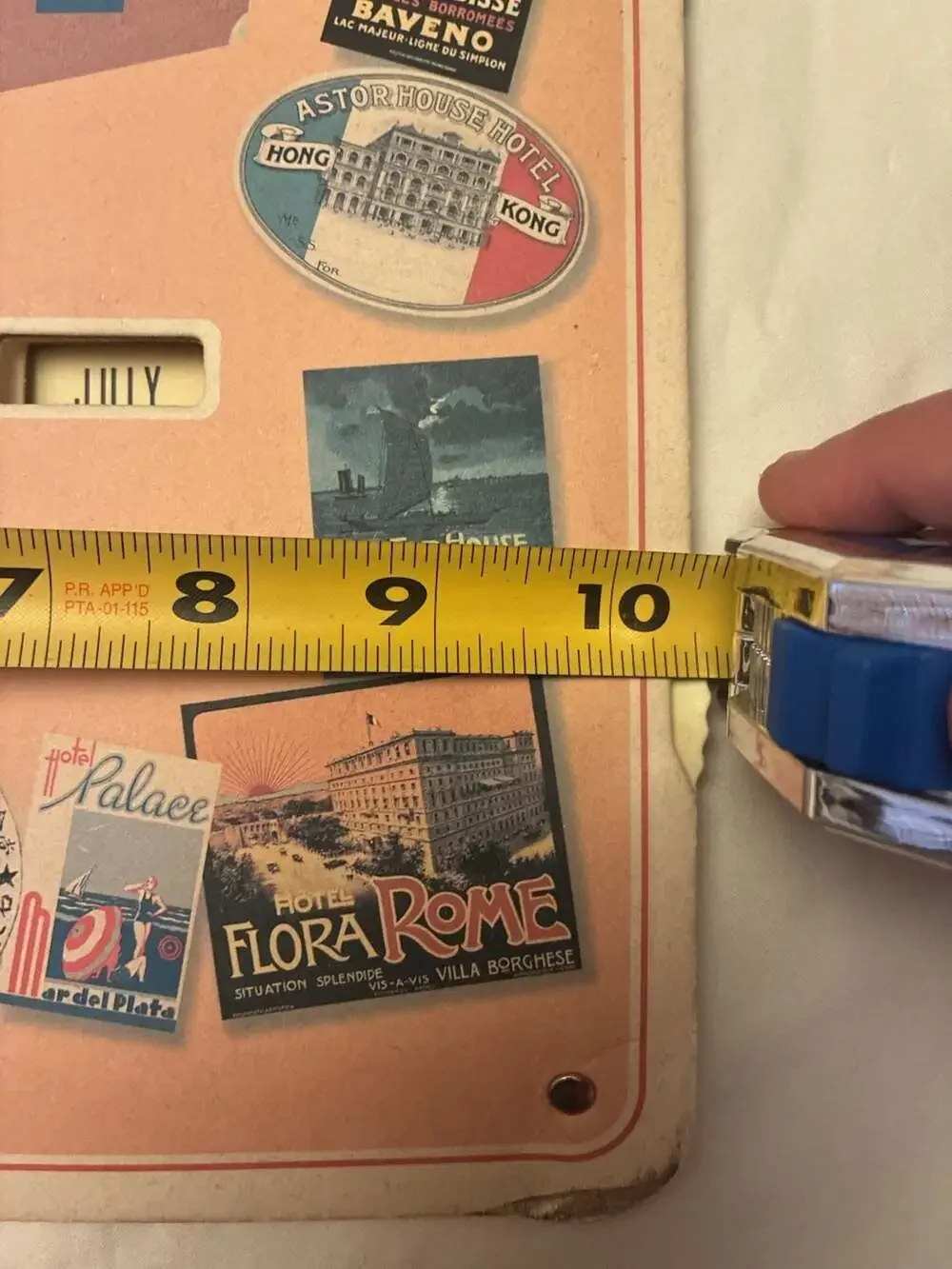 VTG Cavallini & Co. Bon Voyage Perpetual Wall Calendar